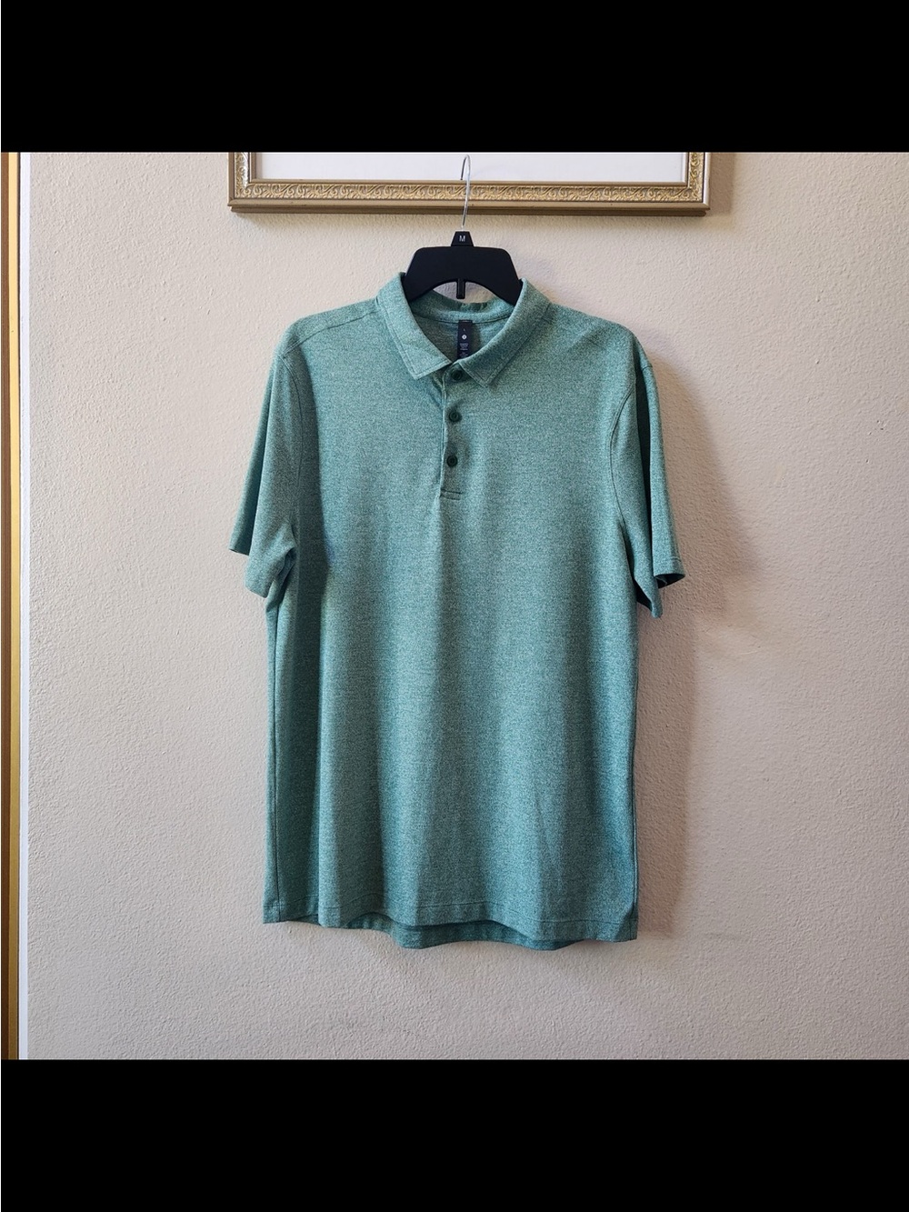 Lululemon men's evolution short sleeve top polo shirt size L
